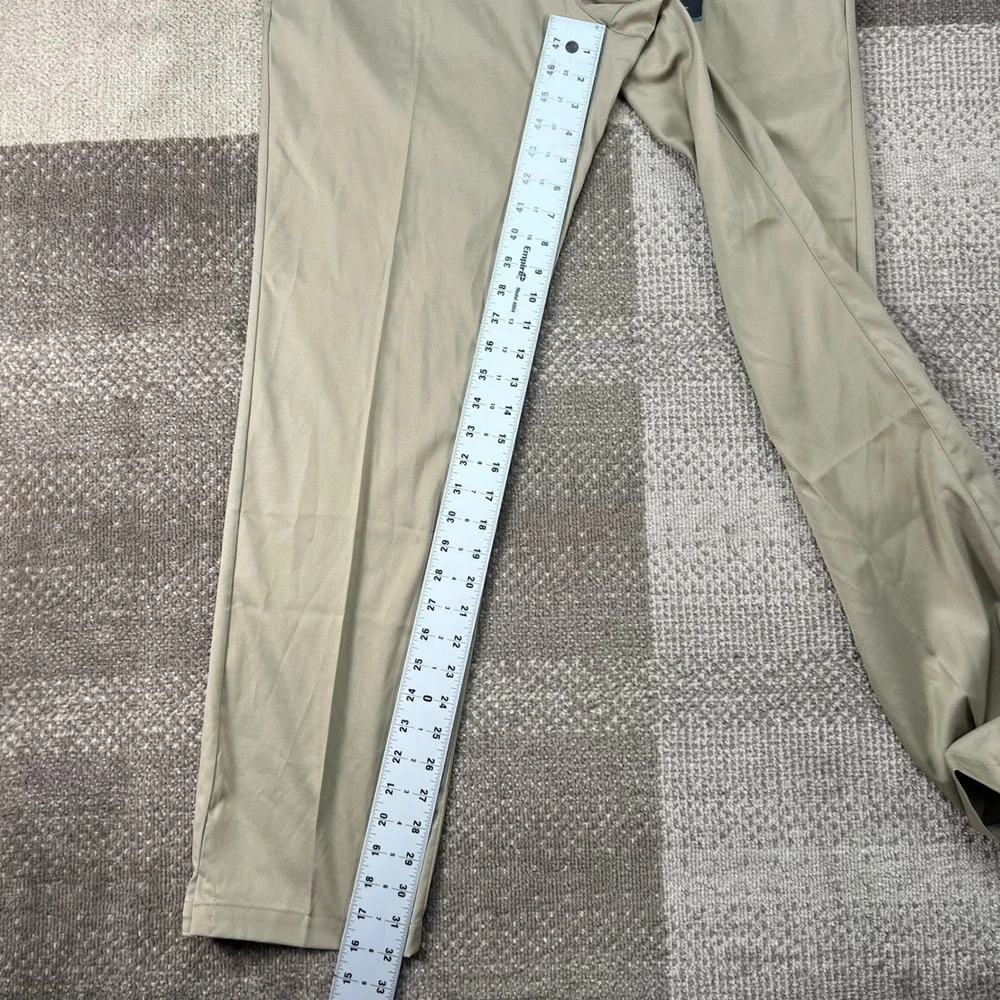 NWT Nike Golf Men 32x32 Khaki Tan Dri-FIT‎ Flat Front Chino Pants 833194-235